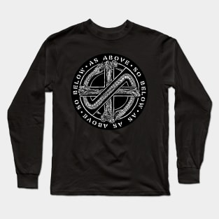 as above so below Long Sleeve T-Shirt